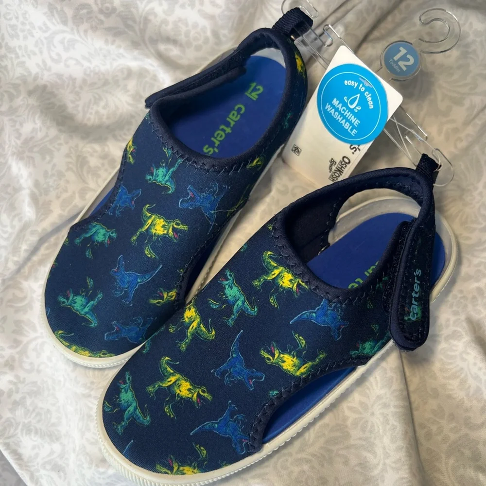 New Carters Dinosaur water shoes
